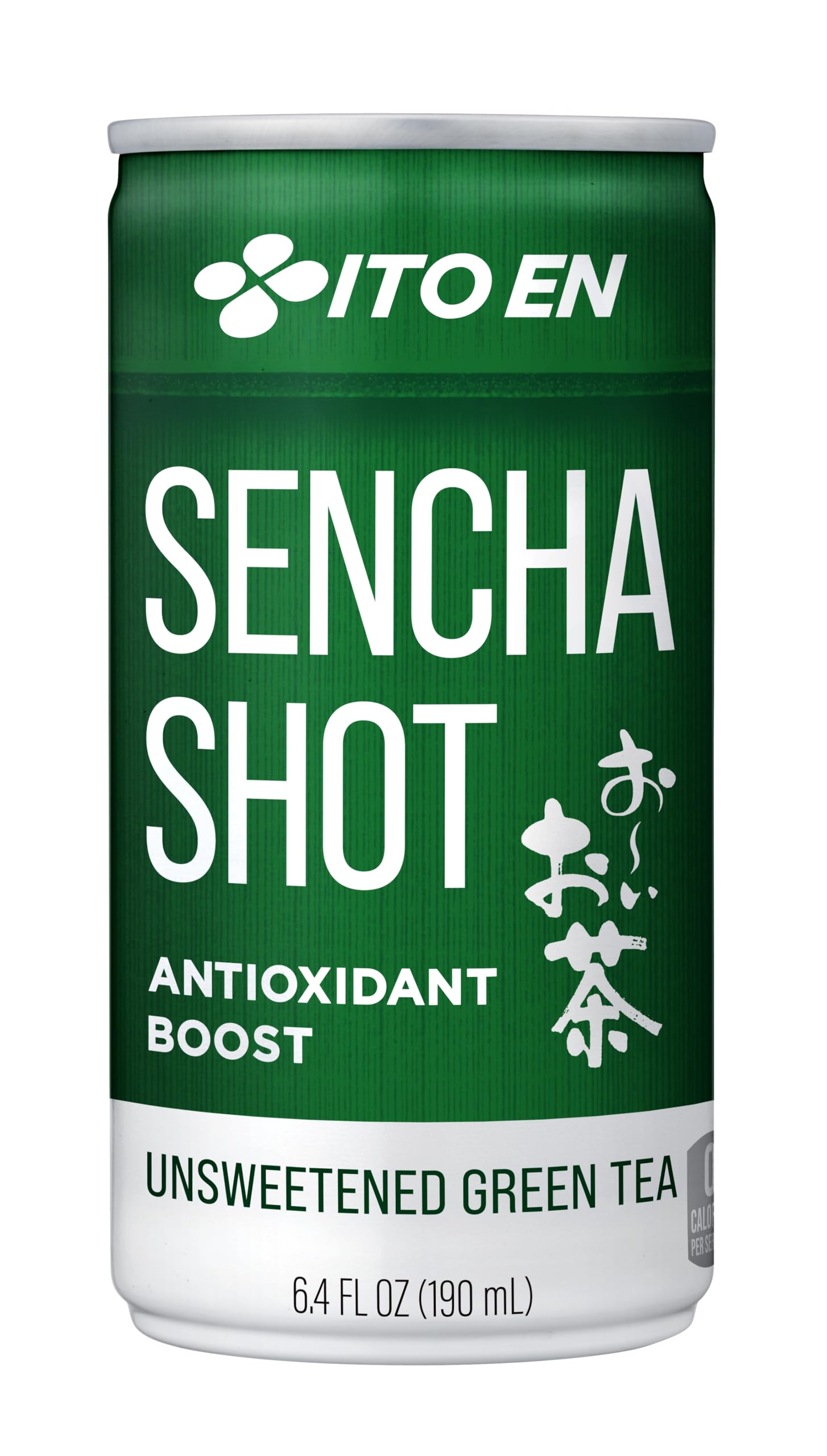 ITO EN Sencha Shot Green Tea, Unsweetened, 6.4 Fl Oz, Pack of 30, Multi Color