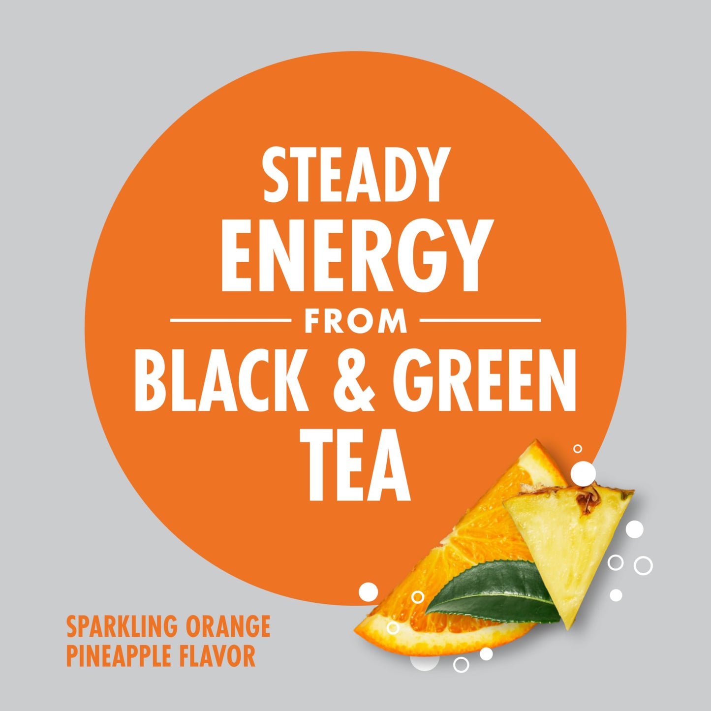 V8 Energy Drink, Sparkling Orange Pineapple, Pack of 12 (11.5 fl oz)