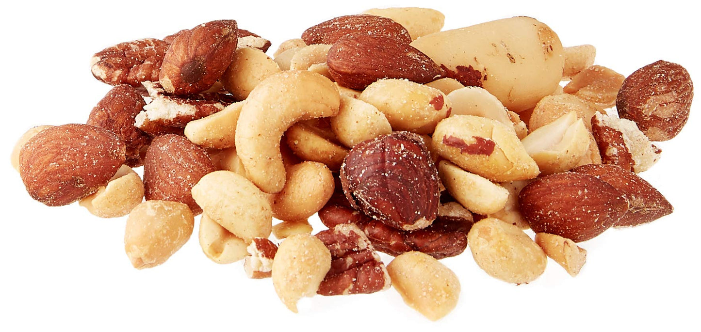 large online retailer Brand - Happy Belly Mixed Nuts with Peanuts  Roasted & Sea Salted  1 pound (Pack of 1)