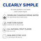 Clearly Canadian Wild Cherry Sparkling Spring Water Beverage, Natural & Carbonated, Flavored Seltzer Water, 1 Case (24 Cans X 12
