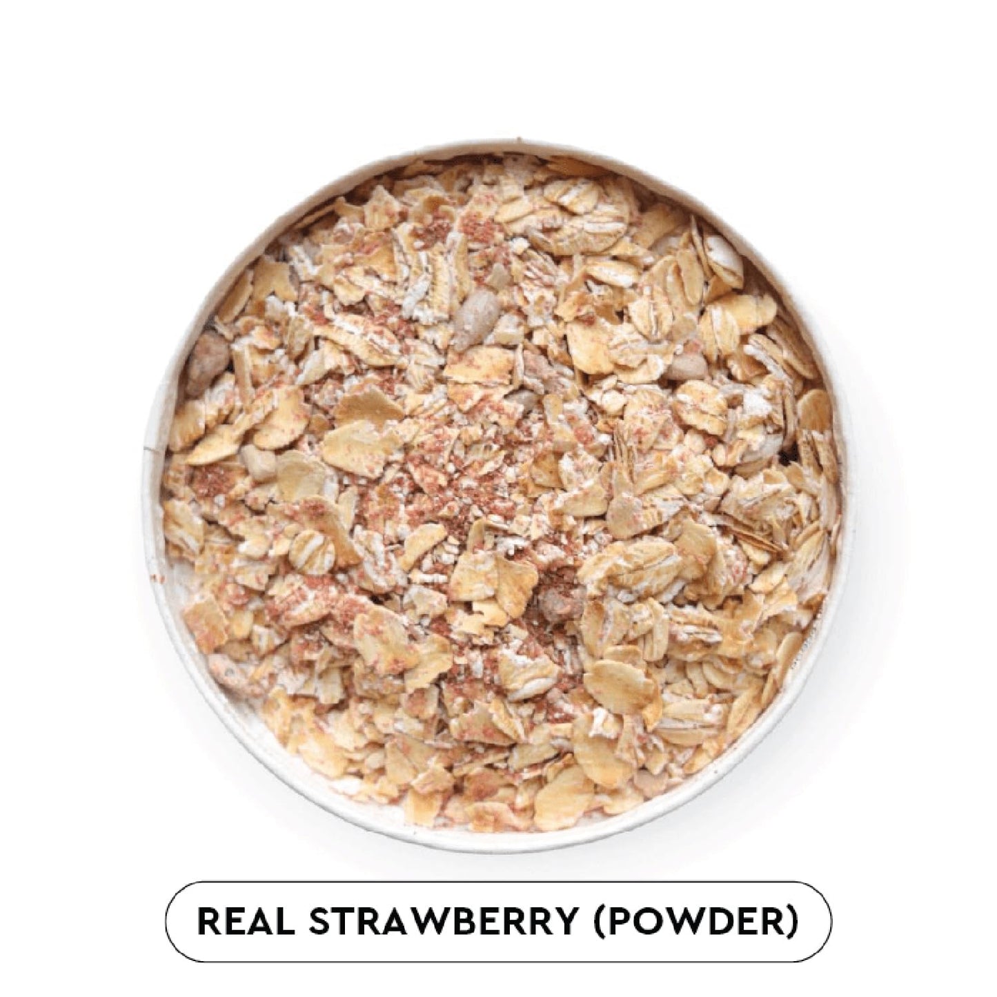 Mylk Labs Strawberry Vanilla Gluten Free Oatmeal Cups - Low Sugar Breakfast, High Fiber Thin Rolled Oats, High Protein Instant O