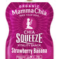Mamma Chia Organic Vitality Squeeze Snack, Strawberry Banana, Usda Organic, Non-Gmo, Vegan, Gluten Free, And Kosher. Fruit And Vegetables With Only 70 Calories. 3.5 Ounce (Pack Of 4)