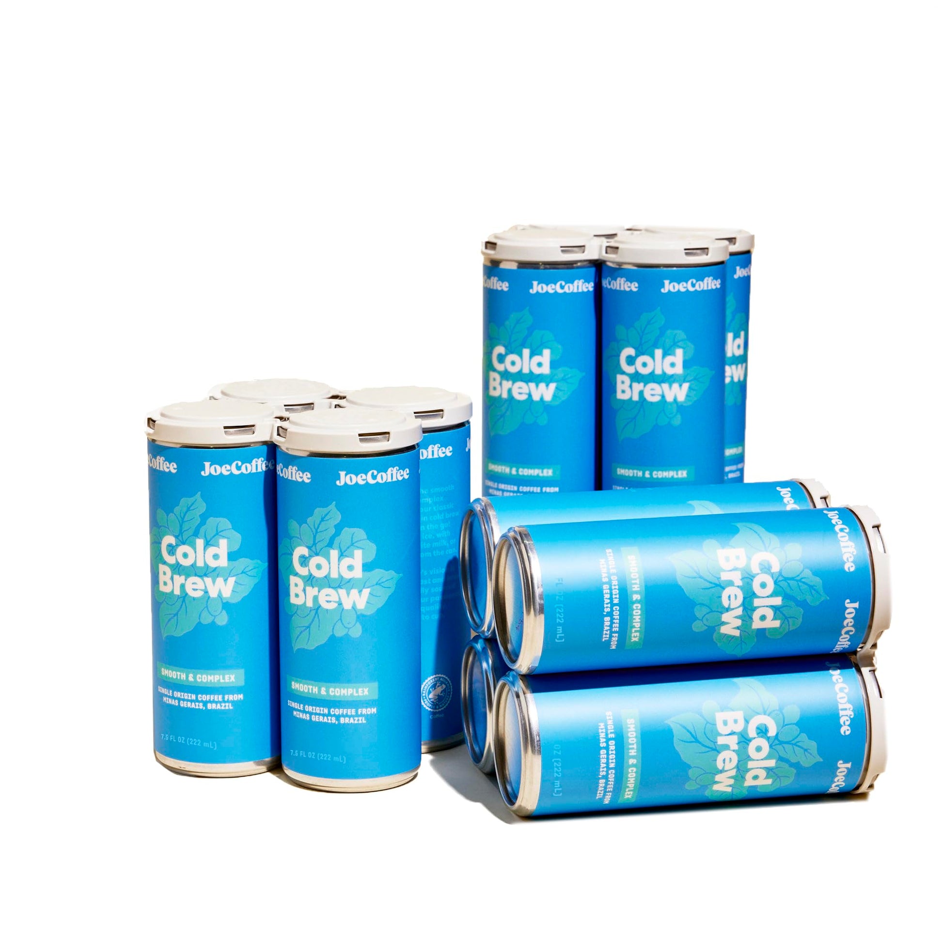 Joe Coffee Company - Black Cold Brew Ready-To-Drink Specialty Coffee Cans (Pack Of 12) | Nyc Roaster  Rainfoest Alliance Certified  Kosher  Climate-Friendly
