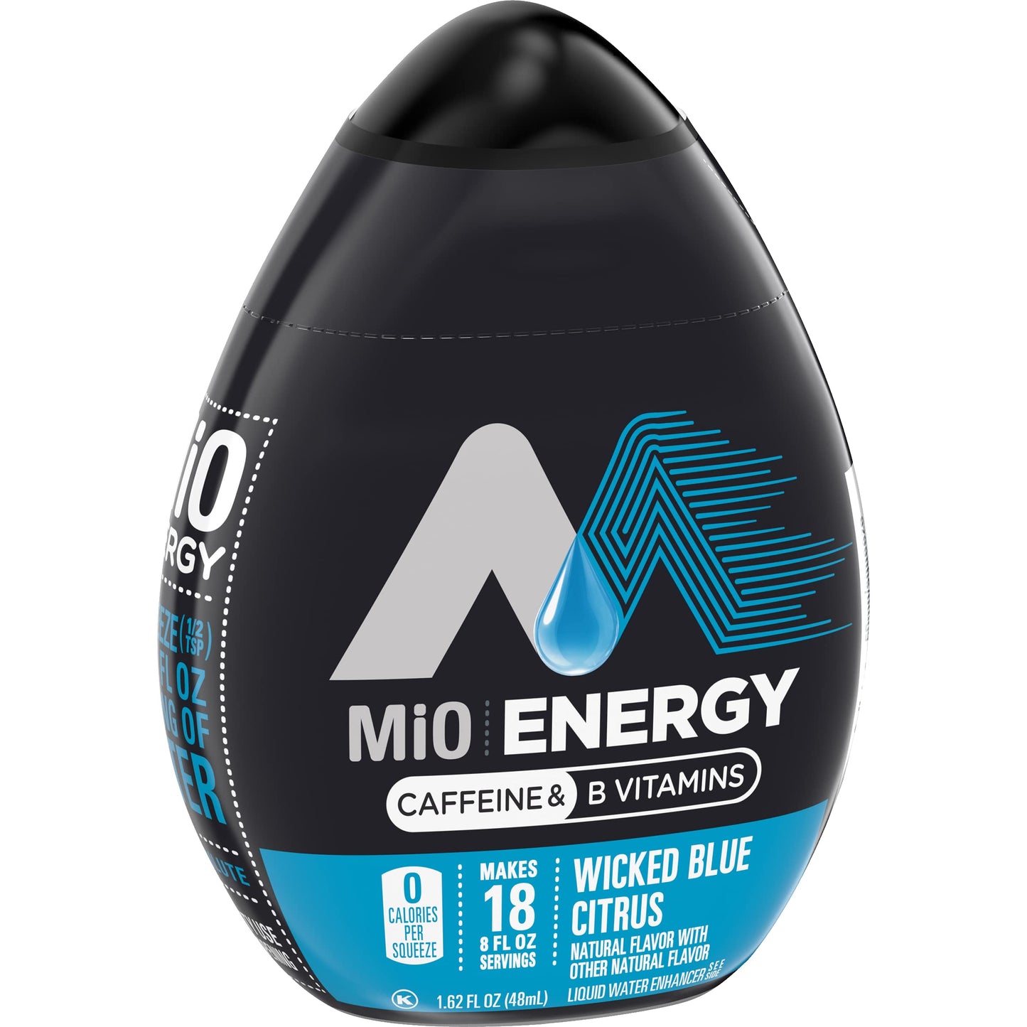 Mio Energy Liquid Water Enhancer, Wicked Blue Citrus, 1.62 Fl Oz, Pack of 6