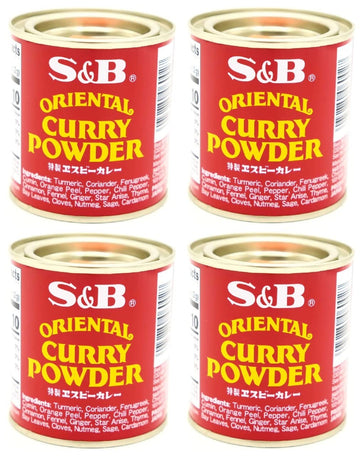 S&B Curry Powder, Oriental, 3 Oz - Set Of 4