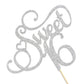 Kakaswa Sweet 16 Cake Topper, Happy 16Th Birthday Party Supplies, Sweet Sixteen Theme Party Decorations, Cheers To 16 Years Birt