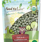 Food to Live Organic Green Peas, 5 Pounds Sproutable, Non-GMO, Kosher, Dried