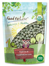 Food to Live Organic Green Peas, 5 Pounds Sproutable, Non-GMO, Kosher, Dried