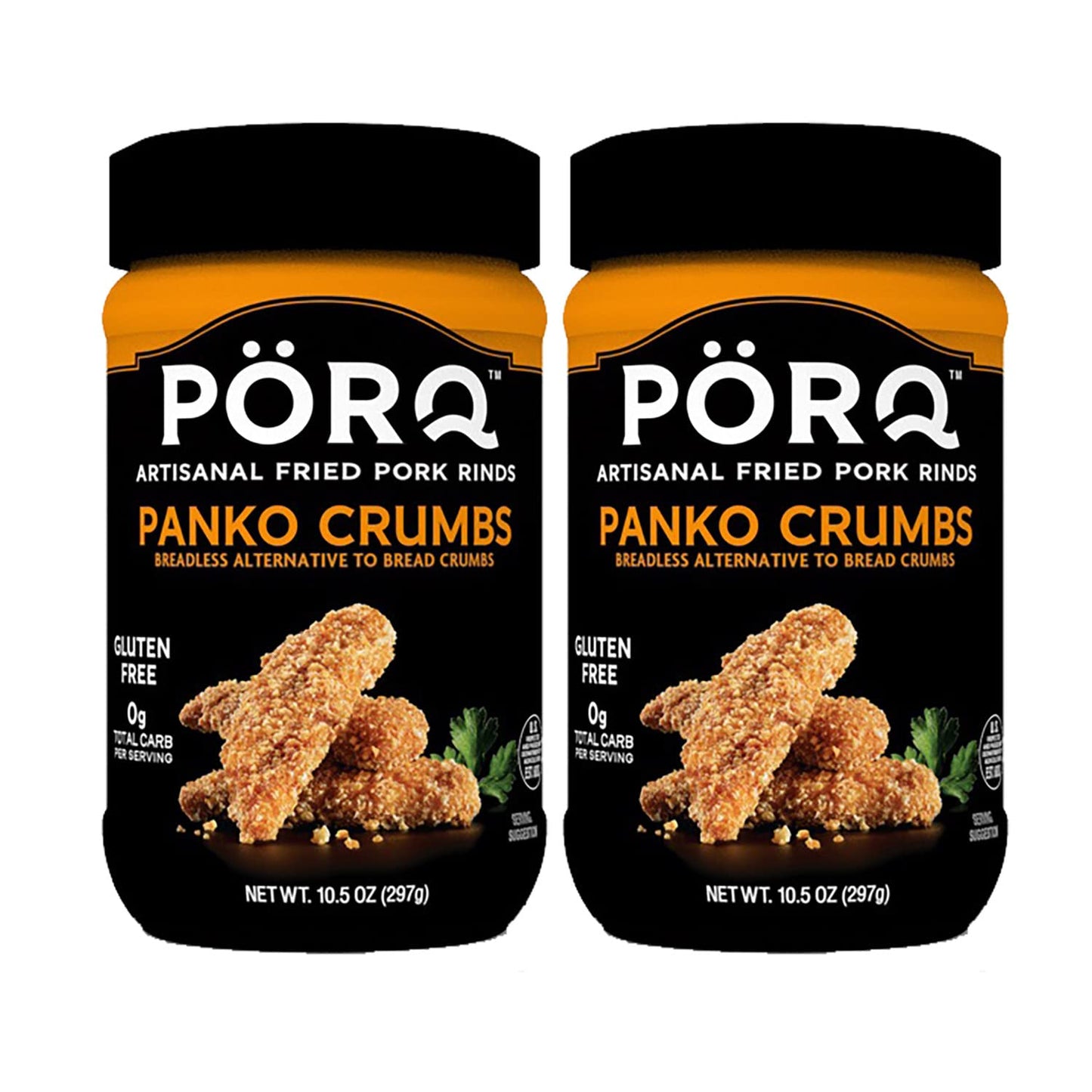 PORQ Panko Crumbs, 10.5 Ounce (Pack of 2), Extra Crispy Coating for Frying and Baking