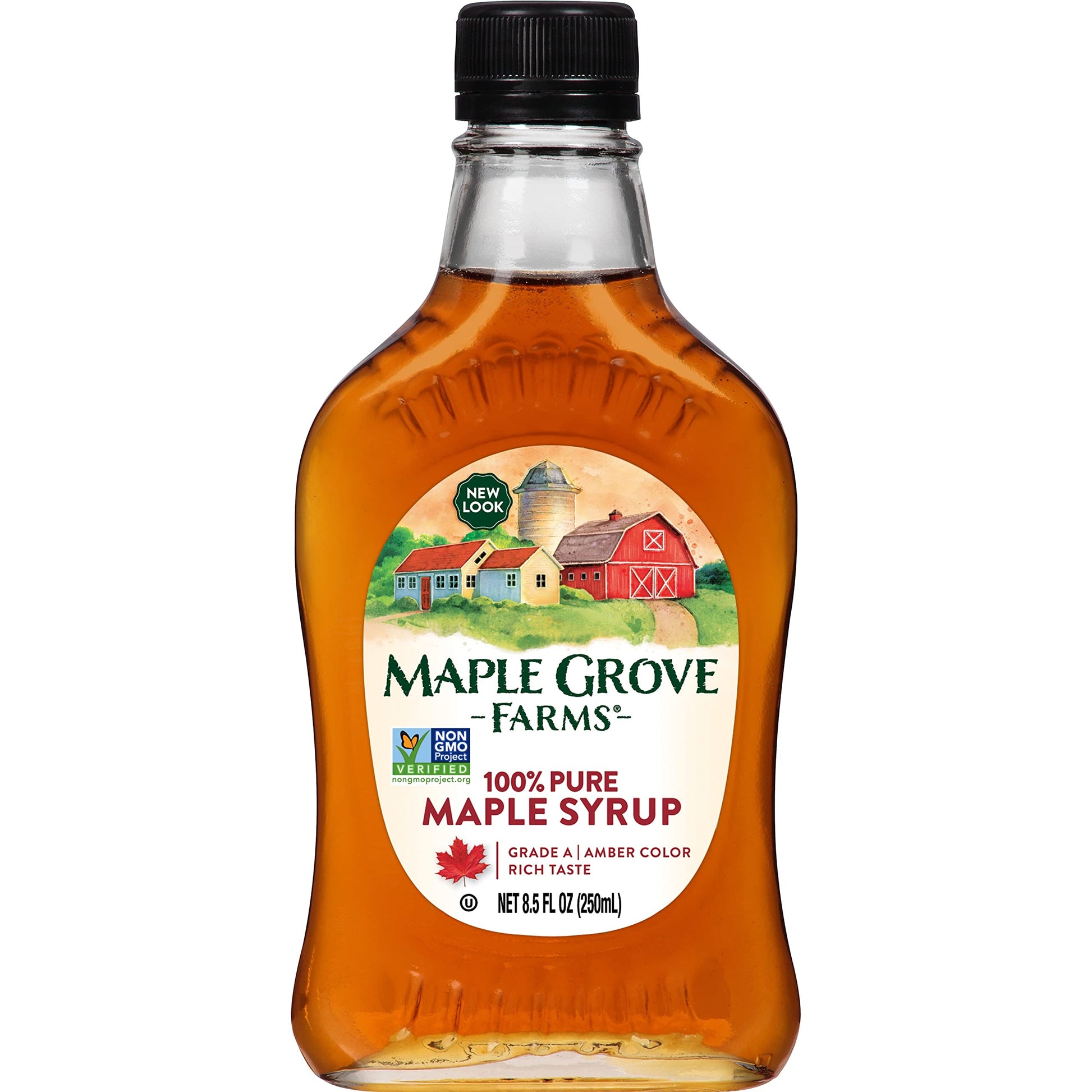 Maple Grove Farms Pure Maple Syrup, 8.5 Fl Oz, Pack of 1, Model 57122300