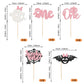 Rssta i Halloween Cupcake Toppers, 30 Pack, Ghost Bat Spider Pumpkin, Paper, Design 13 Pink, Model XM469-pink