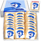 OMCookie Shark Cookies Birthday Party Favors | Individually Wrapped | 24 Pack | 2.5 x 2.5 | Under the Sea Theme