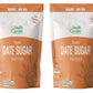 Health Garden Date Sugar (16 Oz), Organic Date Sugar Sweetener, All-Natural Dried Ground Dates, Rich In Vitamins And Minerals, No Gluten, Non-Gmo, Low Glycemic Sugar Substitute (1 Lb Pack Of 2)