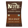 Kettle Brand Potato Chips, Sea Salt, 8.5 Ounce Bags (Pack Of 12)