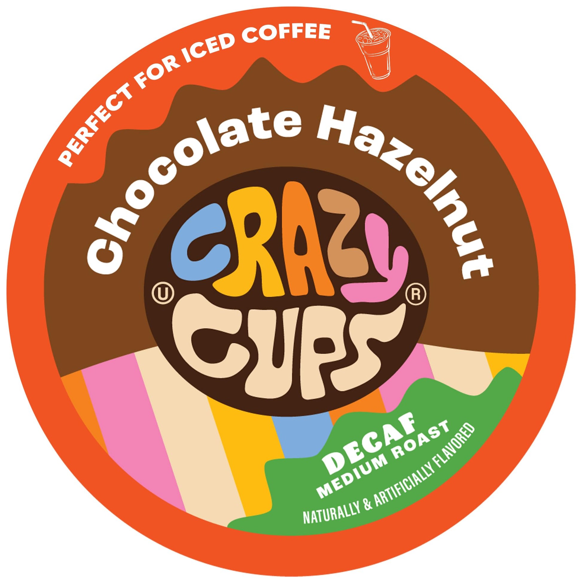 Crazy Cups Decaf Batter Then Hazelnut, Decaffeinated Hazelnut Flavored Coffee Pods, Single Serve Hot Or Iced Medium Roast Coffee