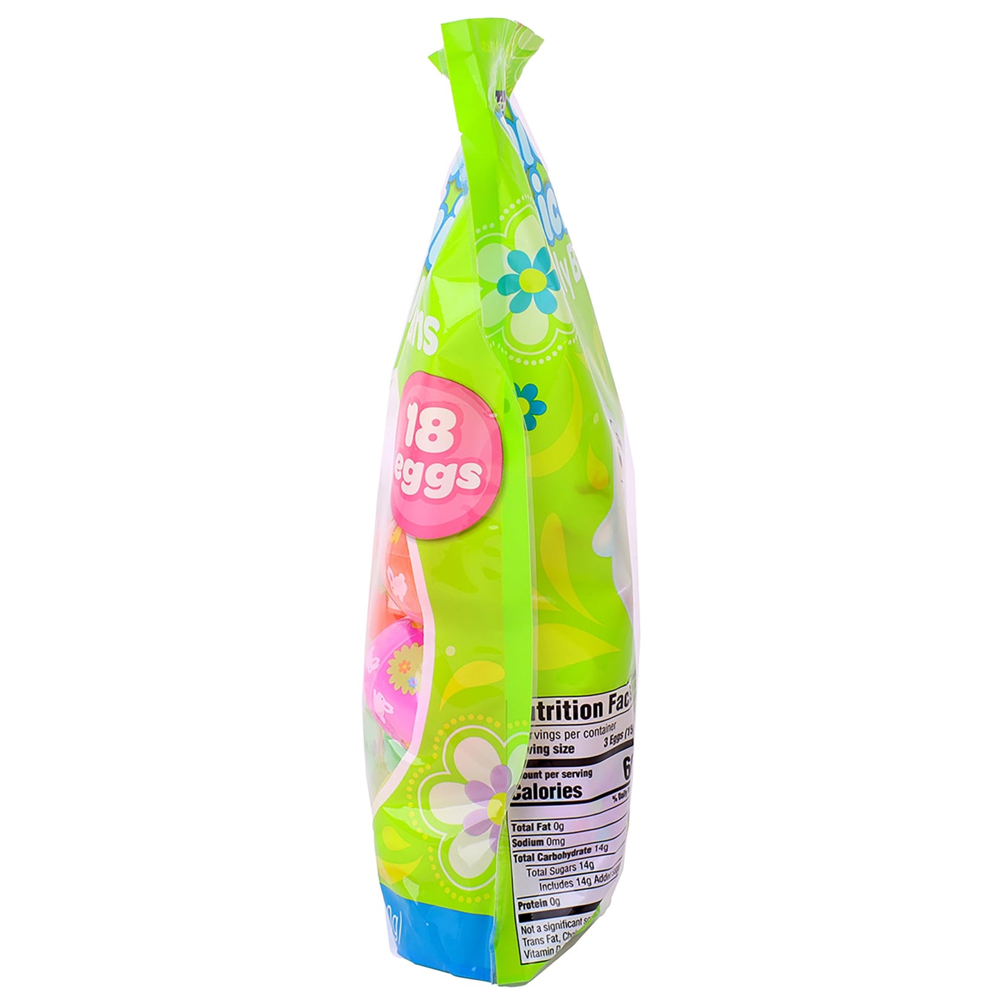 Frankford 18 Count Prefilled Plastic Eggs With Candy Jelly Beans- Assorted Bunnies, Chicks, And Patterned Eggs, Easter Basket St
