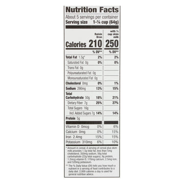 Cascadian Farm Raisin Bran (10X12Oz)