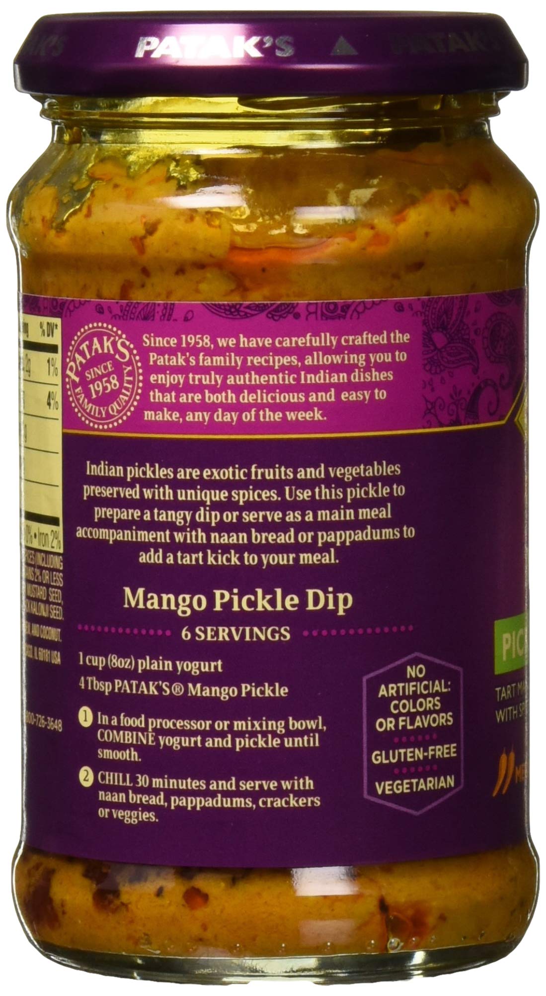 Pataks - Mango Pickle - 283g