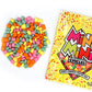 LYZAS SWEETS &   Mini Chicles - Fruity Crunchy Coated Bubble Gum - Gift Pack of 12 Pouches, 0.79 oz. Each