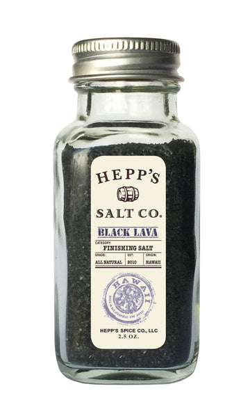 Hepps Salt Co, Black Lava Sea Salt, 2.5. oz