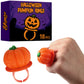Halloween Candy Ring Pops  18 Pieces of Halloween Hard Candy Individually Wrapped  Perfect Pumpkin Suckers for Trick or Treaters and Party Favors  Ideal Candy Rings for Sharing and Snacking