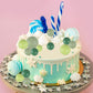 Gyufise 30Pcs Mini Balloon Cake Topper Foam Ball Cake Picks Faux Pearl Balls Diy Cake Decoration For Baby Shower Wedding Anniver