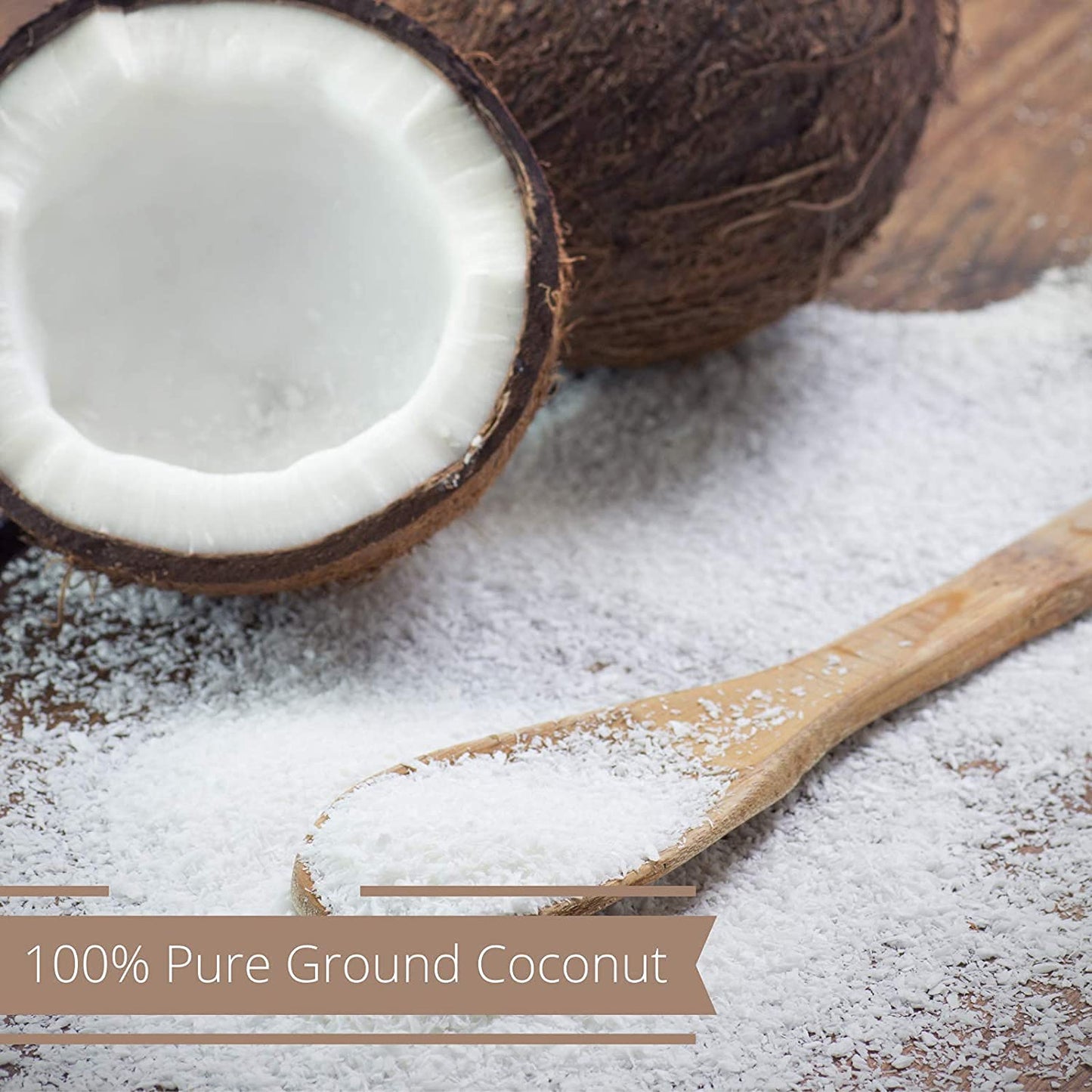Gourmet Macaroon Ground Coconut By Its Delish - 1 Lb - Raw, Unsweetened, Natural & Gluten-Free Coconut Flour
