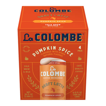 La Colombe  Coffee Draft Latte Pumpkin Spice  4 Count  9 Fl Oz
