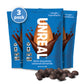 UNREAL Dark Chocolate Almonds - Certified Vegan  Gluten Free  Fair Trade  Non-GMO  No Sugar fermented-style flavors or Soy (3 bags)