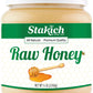 Stakich Raw Honey - Pure Unprocessed Kosher - 5 Pound (80 Ounce)