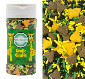 Mystic Sprinkles Sprinkle Mixes (Gentle Giraffe Sprinkle Mix 3.5oz)