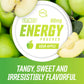 GRINDS Energy Pouches - Natural Caffeine with B-Vitamins - Sugar-Free, 80mg Caffeine - Sour Apple - 6 Pack, 15 Pouches Per Can
