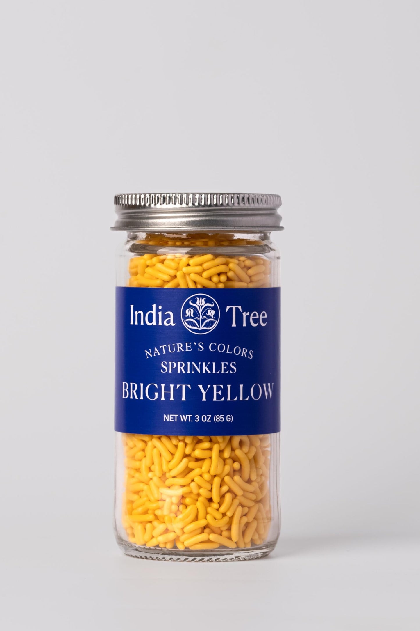 India Tree Nature'S Colors Bright Yellow Sprinkles 3 Oz | Natural, Vegan, Non-Gmo, Top 9 Allergen-Free