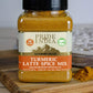 Pride Of India Turmeric Latte Spice Mix - Gluten-Free Tea Blend - 7 oz Sifter Bottle