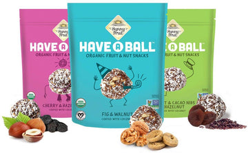 100% Raw Fruit & Nut Balls Variety 3-Pack - Have A Ball (3 X 9 Balls) - Whole Food Energy Snacks | No Added Sugars Or Preservati
