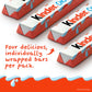 Kinder Chocolate, 18 Four Count Packs, Milk Chocolate Bar With Creamy Milky Filling, Individually Wrapped Candy, Stocking Stuffers For Kids, 1.8 Oz Each