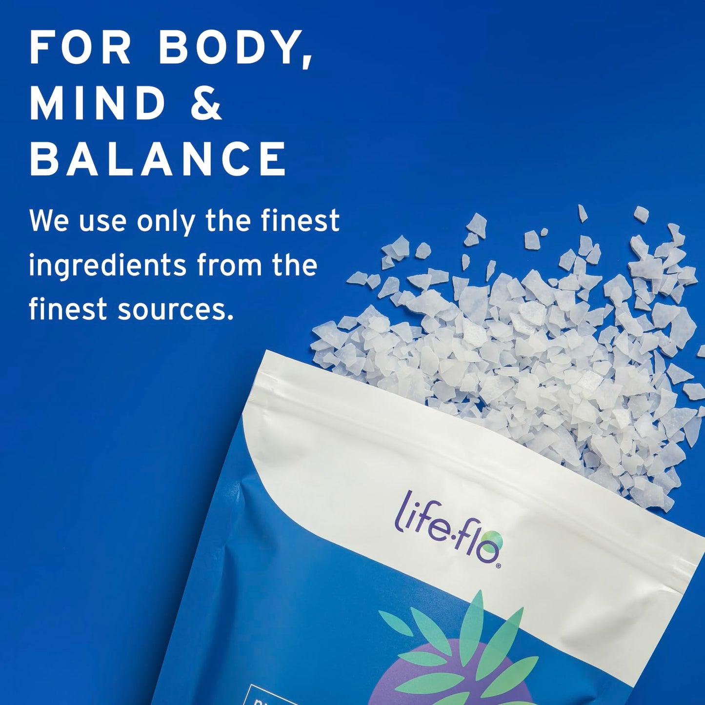 Life-Flo Pure Magnesium Flakes | Magnesium Chloride Brine from Zechstein Seabed | For Relaxing & Rejuvenating Body and Foot Soak