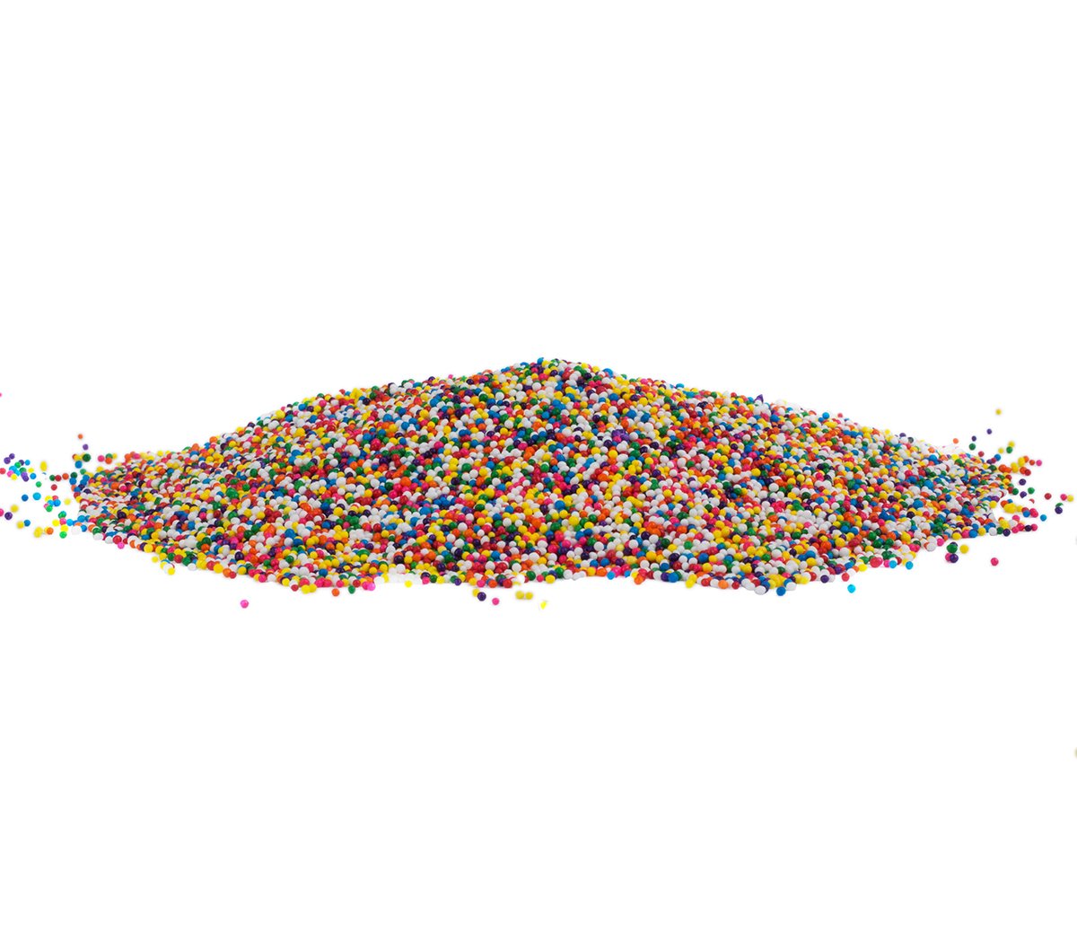 Rainbow Nonpareil Sprinkles - 1.8 Pounds - Non-Pareil Sprinkles For Ice Cream - Bulk Rainbow Sprinkles For Cookies, Cupcakes, Cake Decorating - Mini Round Birthday Sprinkles