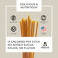 The Honey Jar Raw Honey Sticks - Pure Honey Straws for Tea & Coffee - 50 Count