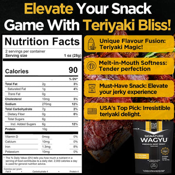 Five Star Wagyu Variety Beef Jerky, Soft & Mouth Melting Tender Jerky, Award-Winning Premium Beef Jerky, Premium Gift Snack, Nit