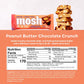 MOSH Peanut Butter Chocolate Keto Protein Bars, Gluten Free, High Protein, 1.48 oz (Pack of 12), Brown