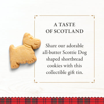 Walker'S Shortbread Scottie Dog Shaped Cookies, Pure Butter Shortbread Cookies, 7.8 Oz Gift Tin