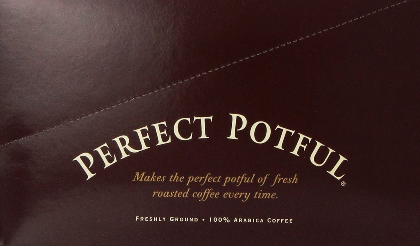 Coffee Masters Perfect Potful Caramel Kiss Ground Coffee, 1.5-Ounce Packets (Pack Of 12)