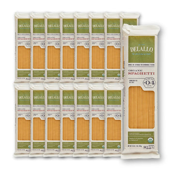 DeLallo Organic Spaghetti Pasta 1 lb (16x16 OZ)