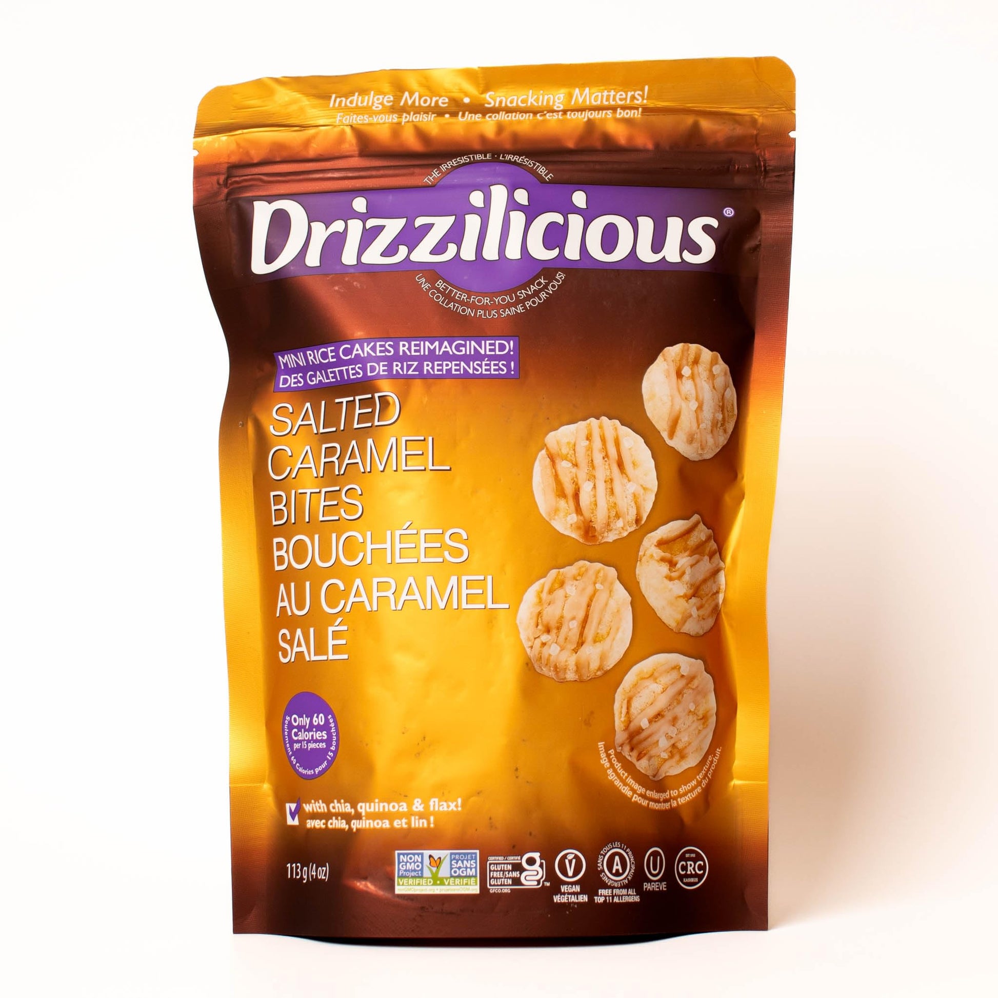 Drizzilicious Salted Caramel Sauce, 4 Ounce (Pack of 1), Model W7606-KE18-00360695-DSC35-G0195