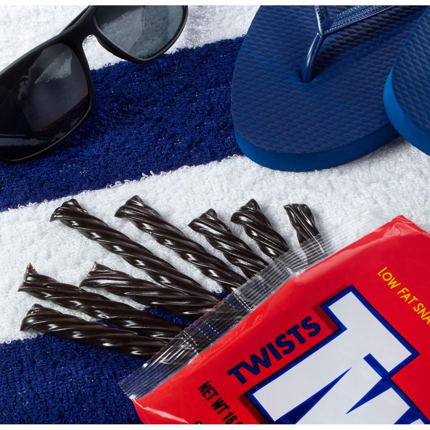 Twizzlers Black Licorice - Pack of 2 - Big Bags - Great for Sharing with Others - Classic Candy that Generations Have Loved