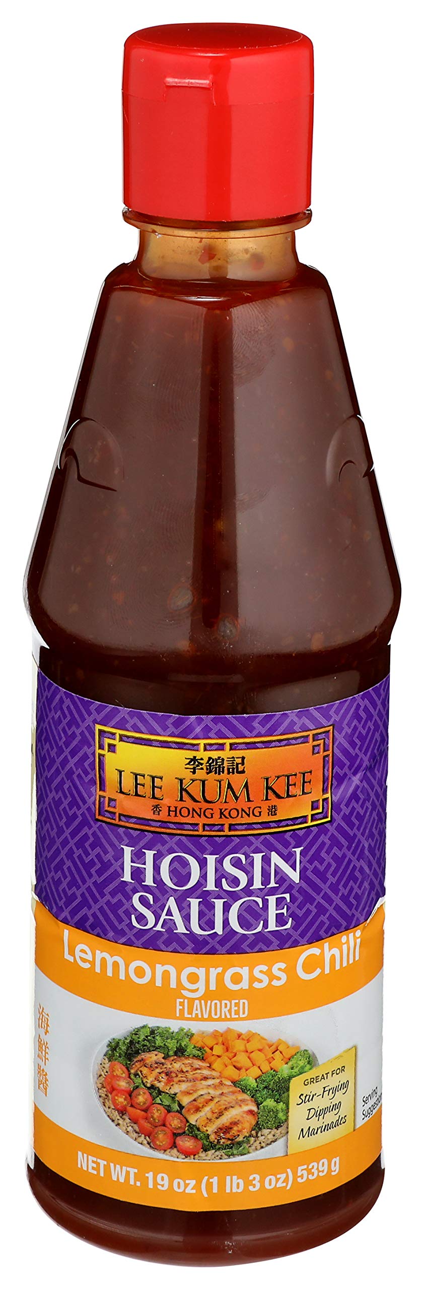 Lee Kum Kee Lemongrass Chili Flavored Hoisin Sauce, 19 Ounce (Pack of 6)