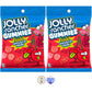 Jolly Rancher Fruit Flavored Gummies Candy Bags + Bonus Mystery Candy (6.5 oz (Pack of 2), Sour Awesome Reds)