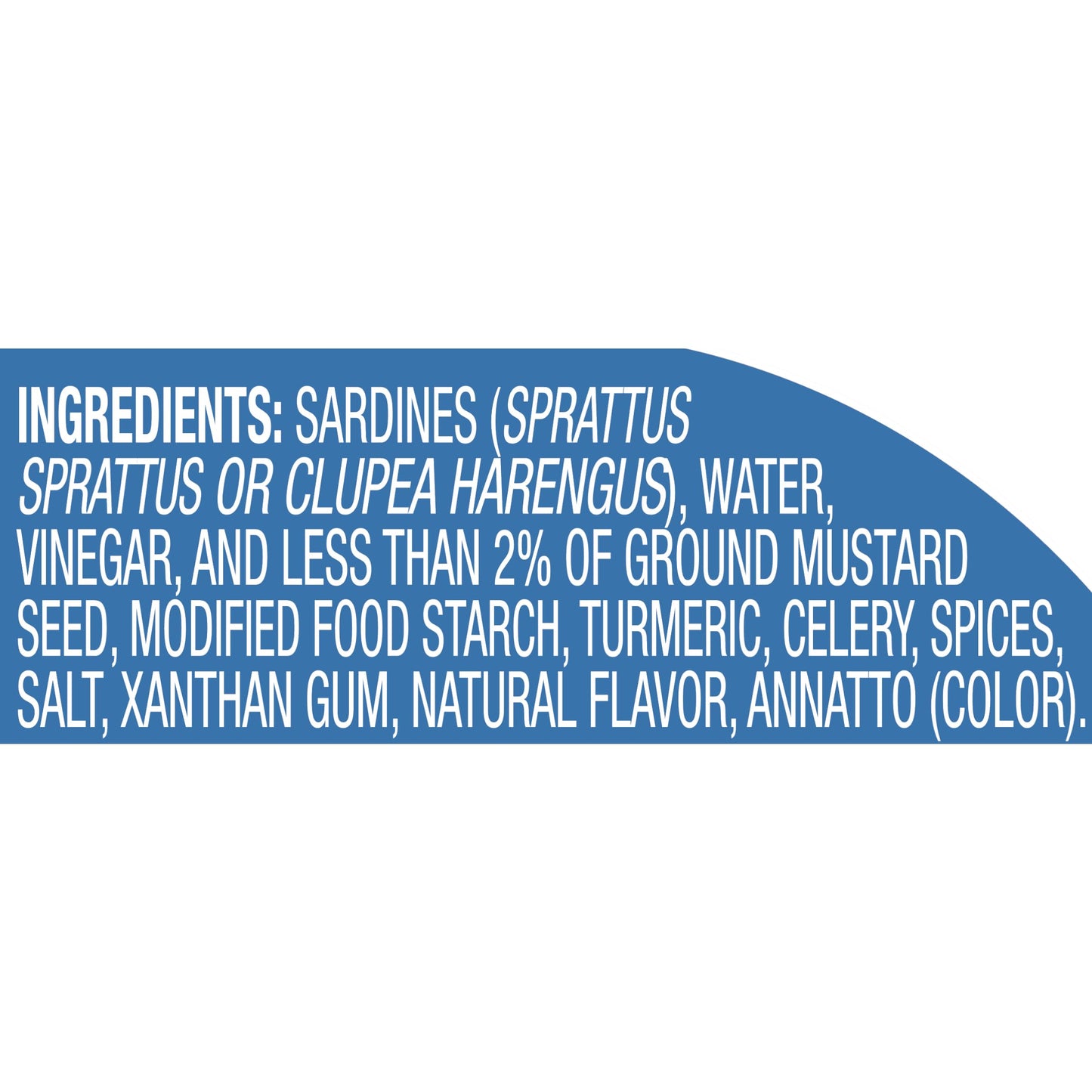 Chicken of the Sea Sardines in Mustard Sauce, Wild Caught, 3.75 oz Can, Pack of 18