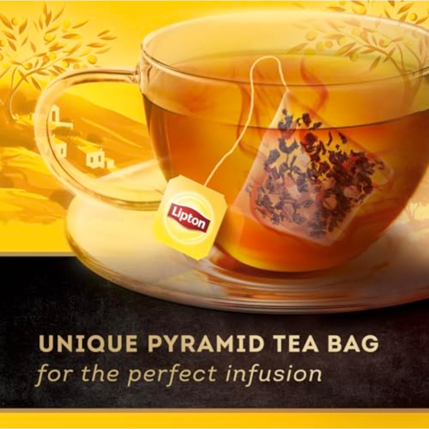 Lipton Black Tea Peach Mango, Flavored Pyramid Tea Bags, 80 Bags (20ct - Pack of 4)